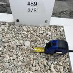 #89 Limestone - 3/8”.