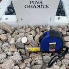 MARIANA NKLC-GRANITE-SM PINK STONES
